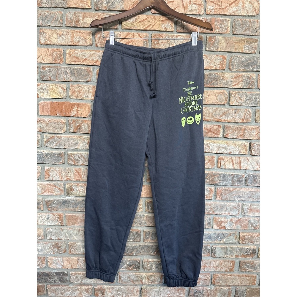 Womens Jack Skellington Nightmare Before‎ Christmas Disney Joggers Sweatpants M